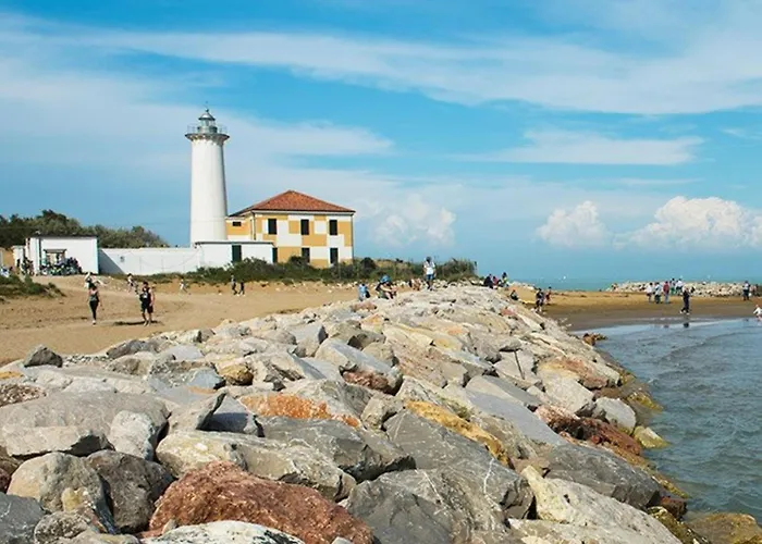 Modernly Equipped With Balcony In Apartment Bibione